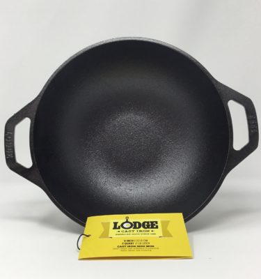 Lodge L9MW Cast Iron Seasoned 9 Mini Wok