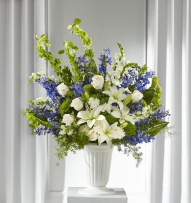 Serenity -Blue & White -Urn (S-28A)
