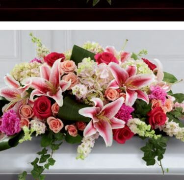 A Pink Garden -Casket Spray (S12-B)