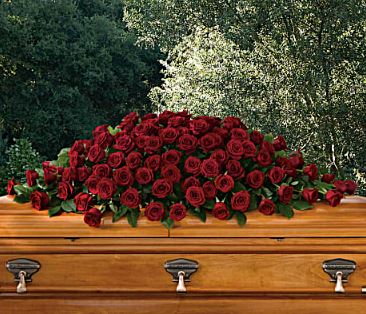Divine Love _Rose Casket Spray - Image 2